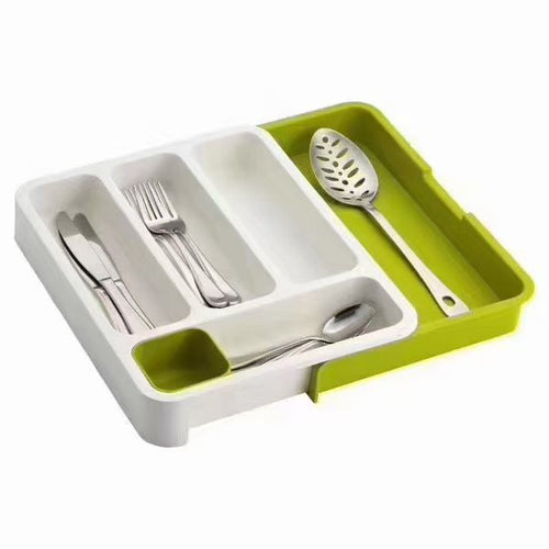 Retractable Kitchen Drawer Organizer - expandable design